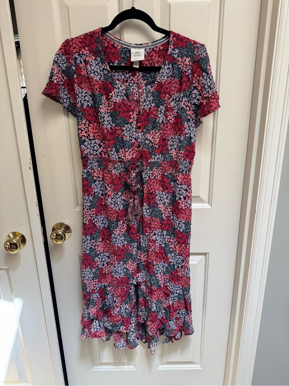 Knox Rose Floral Midi Dress with Tie Waist